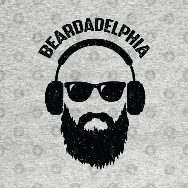 Funny Beardadelphia Beard Bald Dad by Julorzo